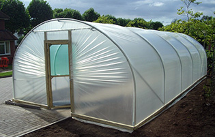 14ft x 30ft (4.27m x 9.15m) Dream Polytunnel