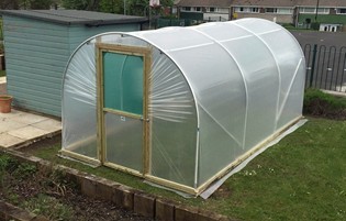 8ft x 15ft (2.44m x 4.57m) Dream Polytunnel