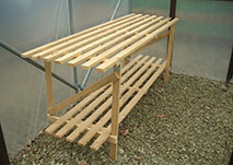 Trestle Staging and Storage Shelf