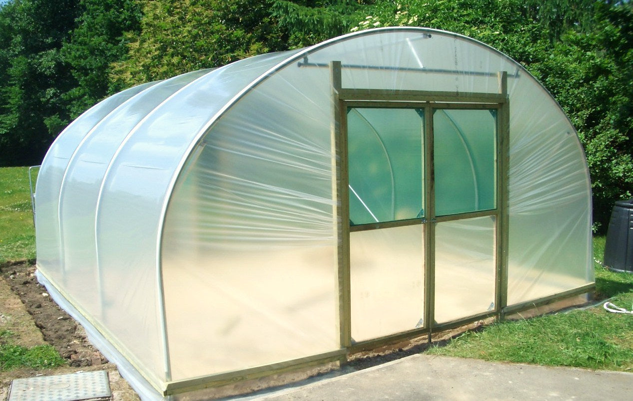 Double Doors & Door Frame for Garden Polytunnel