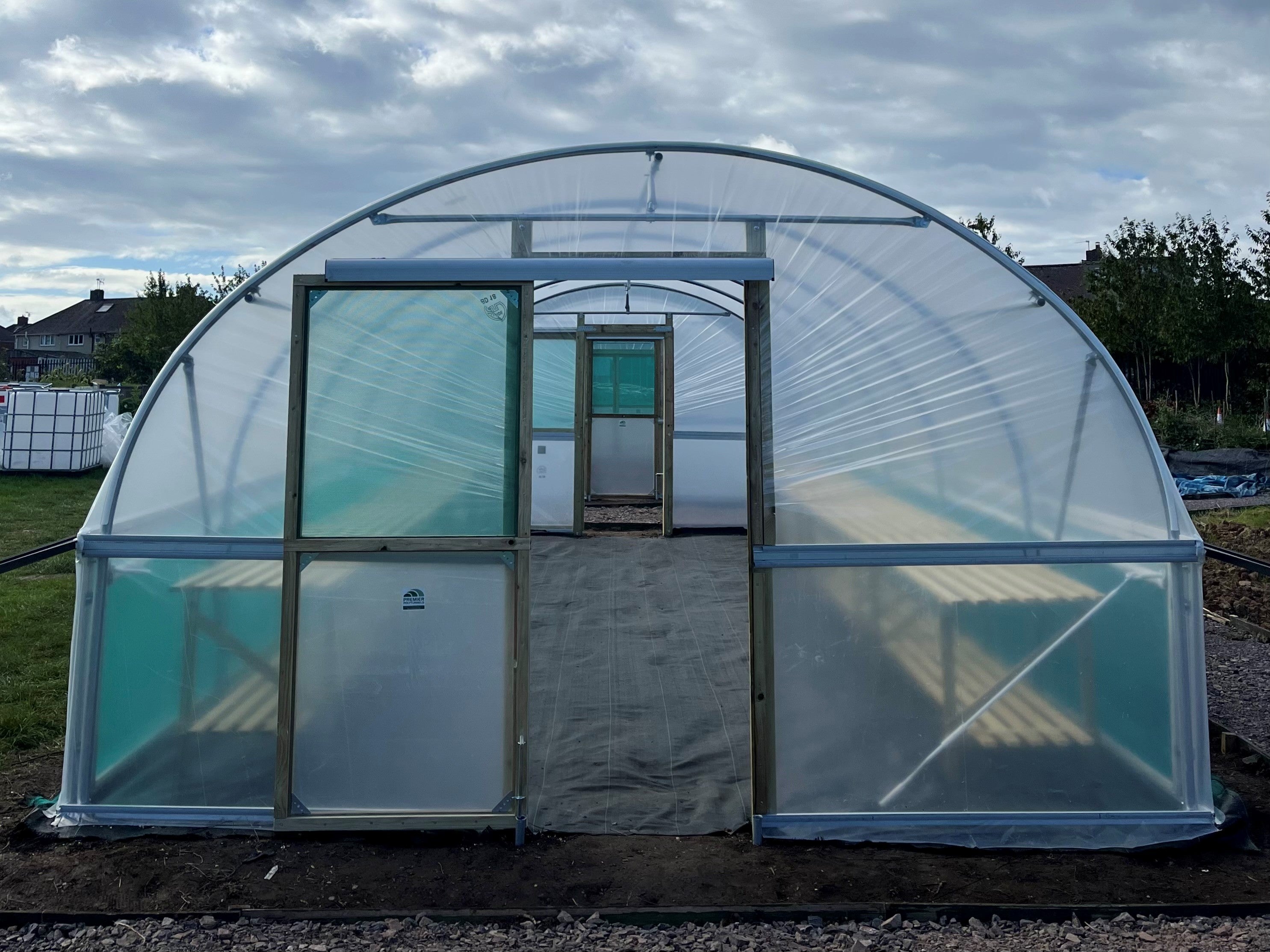 Single Sliding Door Kit For Polytunnels | Premier Polytunnels