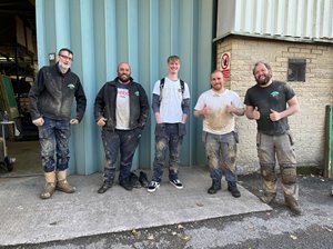 Premier Polytunnels construction team